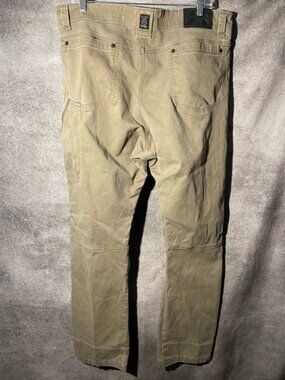 Wrangler ATG All Terrain Gear Pants Mens 38x32 Khaki Utility Work Stretch Hiking